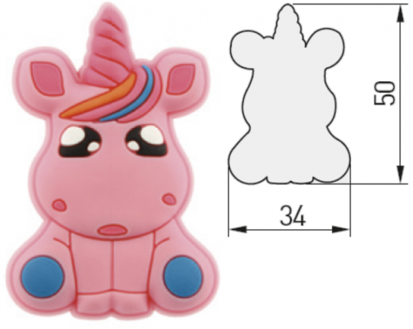 Möbelgriff Einhorn - Serie KID-Farm