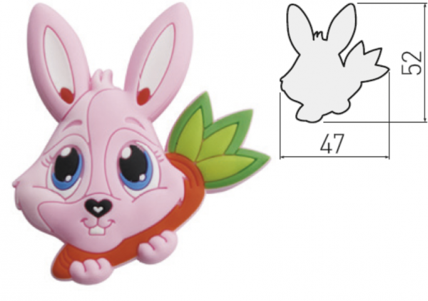 Möbelgriff Hase - Serie KID-Farm