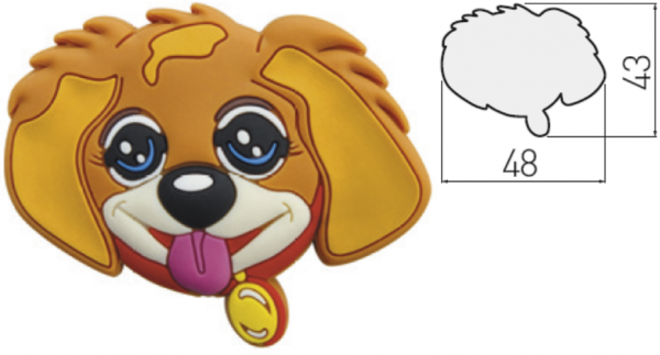 Möbelgriff Hund - Serie KID-Farm