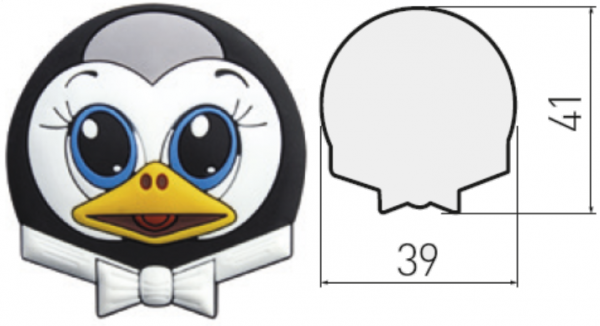 Möbelgriff Pinguin - Serie KID-Wild