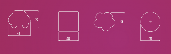 Möbelgriff Blume - Serie KID-Play