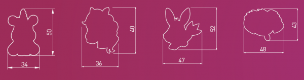 Möbelgriff Pferd - Serie KID-Farm