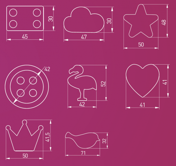 Möbelgriff Stern / Star - Serie KID