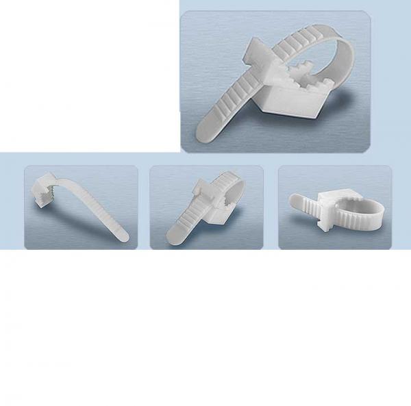 Streifenhalter für Rundleitungen bis Ø 50mm