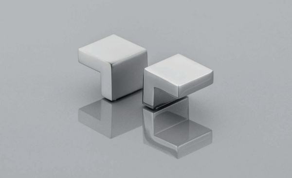 Möbelgriff UZ-55 Aluminium - Chrom 25 x 21 mm