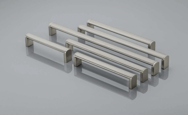 Möbelgriff UZ-682 Edelstahloptik - Lochabstand 128mm  - 480mm