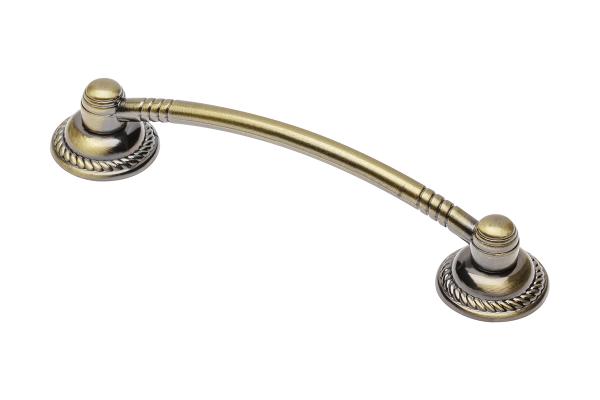 Möbelgriff RENNES - Altmessing - Lochabstand 96mm