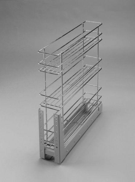 Schrankauszug mit Frontauszugsystem - 3 Körbe - Schrankbreite 150mm - 600mm