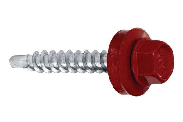 4,8x25 Blechbohrschraube für Holzuntergrund RAL 6020 Grün 250Stück