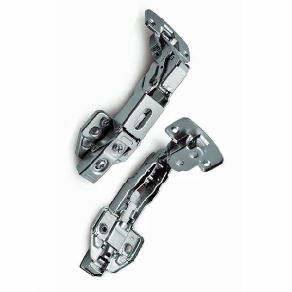 Automatikscharnier 155° Öffnungswinkel mit Schließautomatik und Aufklipstechnik