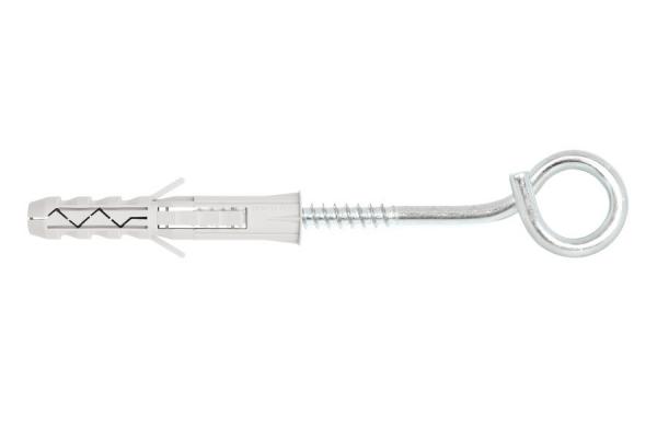 Dübel mit Ösenhaken 12mm, 50 Stück