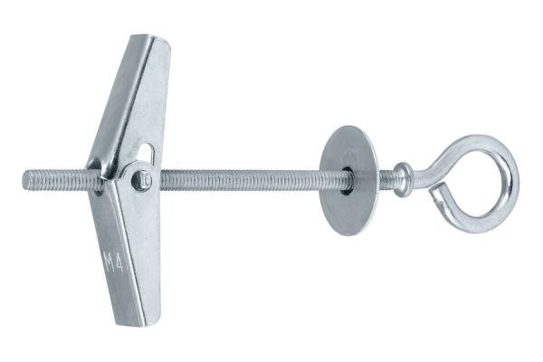 5x75 Federklappdübel mit Ösenschraube 10Stück