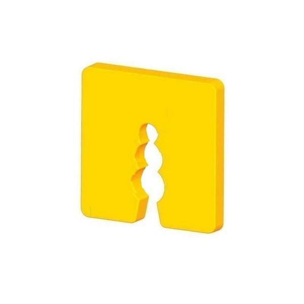 Abstandhalter Dicke 5 mm Gelb, 50Stück