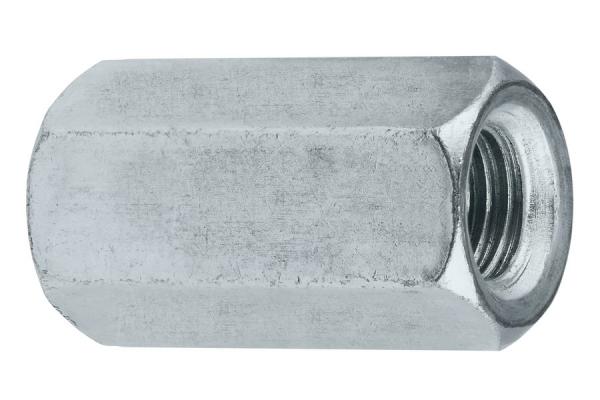 M16x50mm Verbindungsmuffen f. Gewindestangen,Stahl verzinkt, DIN6334, 1Stück