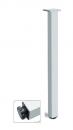 Tischfuß Vierkant 60x60 aus Aluminium höhenverstellbar