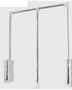 Garderobenlift für Schrankbreite 600-830mm weiß