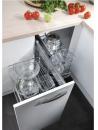 Eckschrankauszug für Schrank 825 bis 1000mm Silber