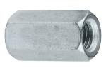 M10x30mm Verbindungsmuffen f. Gewindestangen,Stahl verzinkt, DIN6334, 1Stück